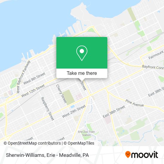 Sherwin-Williams map