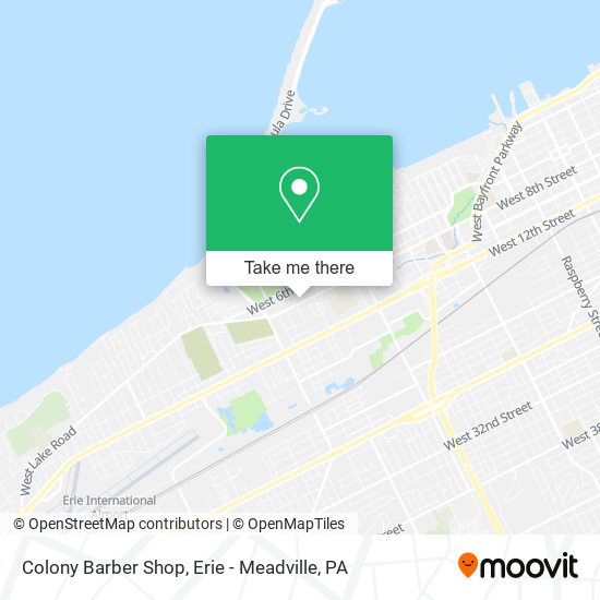 Mapa de Colony Barber Shop