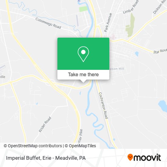 Imperial Buffet map