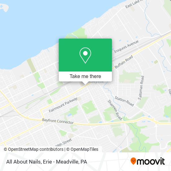 All About Nails map