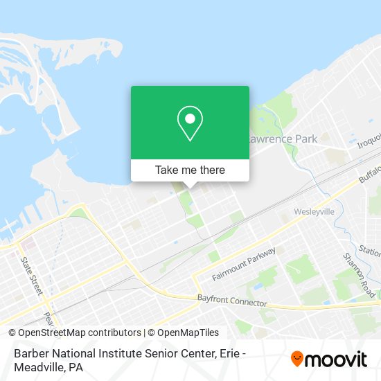 Barber National Institute Senior Center map
