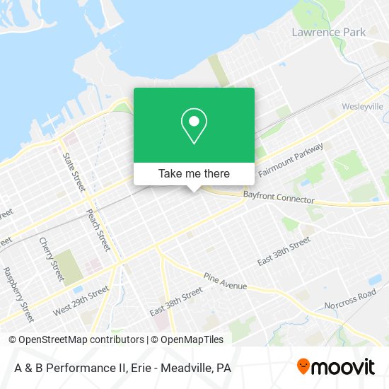 Mapa de A & B Performance II