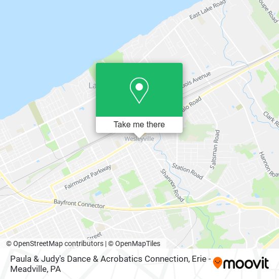 Mapa de Paula & Judy's Dance & Acrobatics Connection