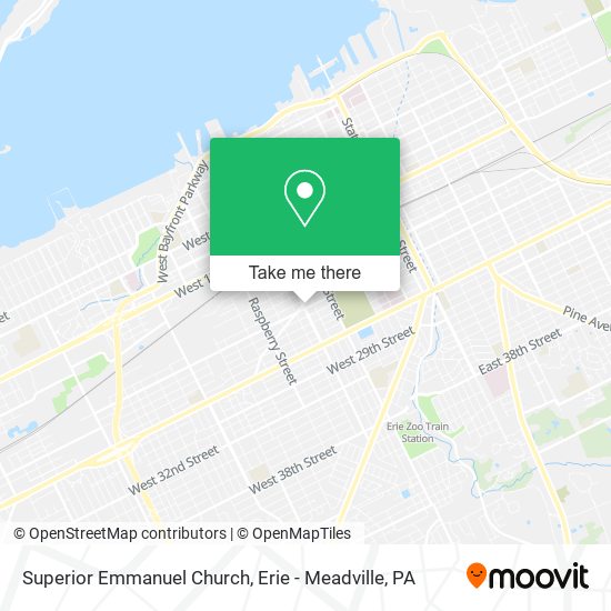 Superior Emmanuel Church map