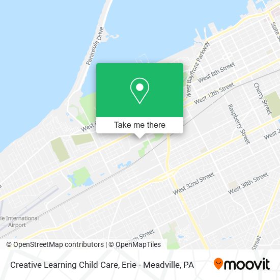 Creative Learning Child Care map