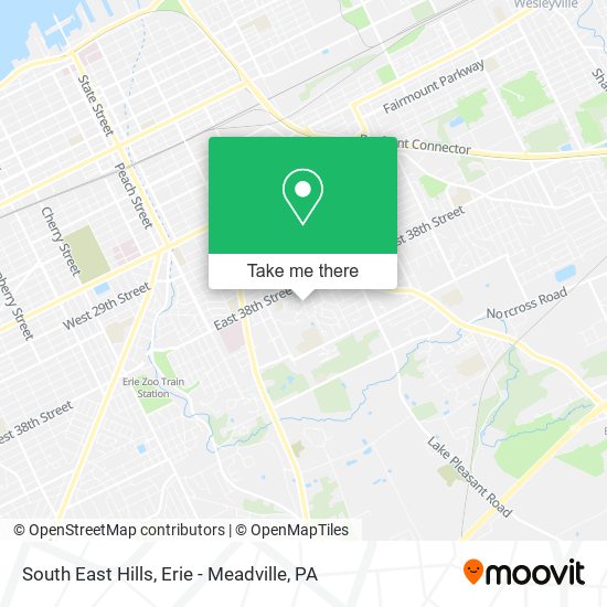 South East Hills map