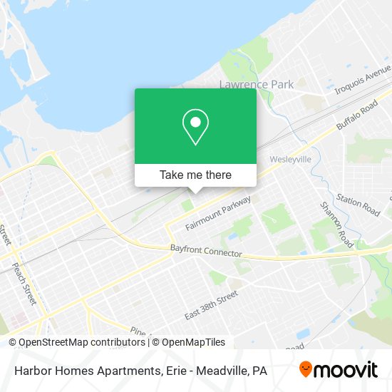 Harbor Homes Apartments map