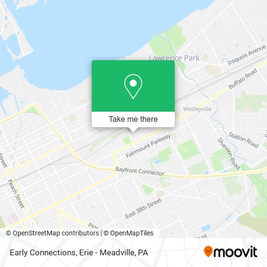 Early Connections map
