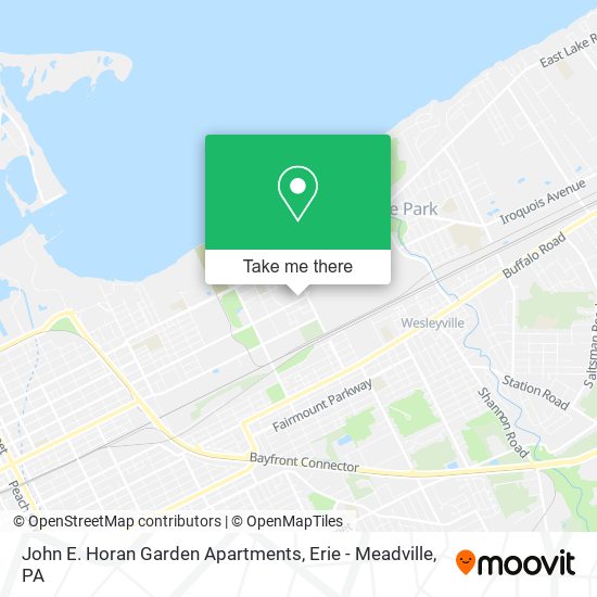 Mapa de John E. Horan Garden Apartments
