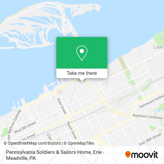 Mapa de Pennsylvania Soldiers & Sailors Home