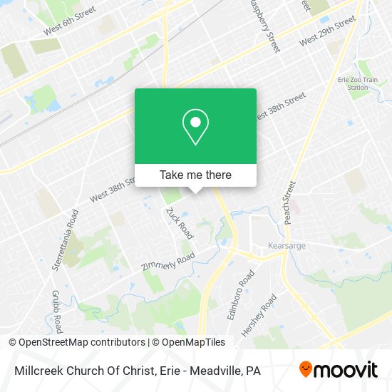 Mapa de Millcreek Church Of Christ