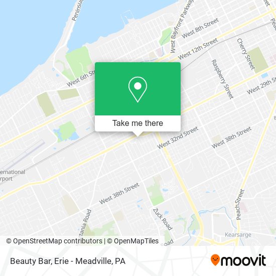 Mapa de Beauty Bar