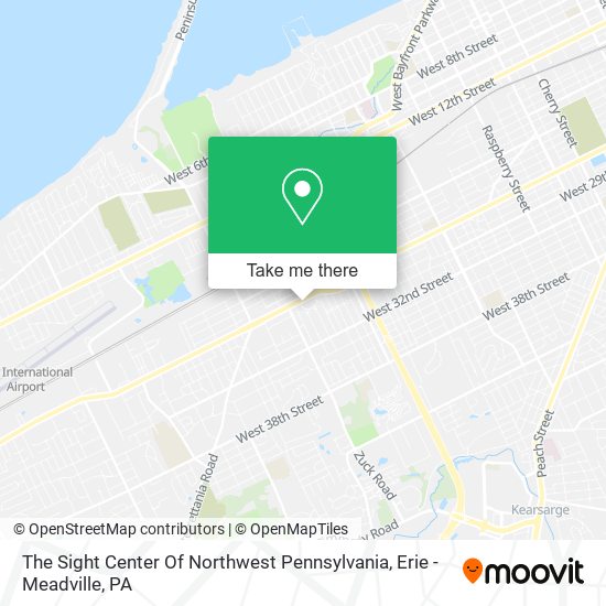Mapa de The Sight Center Of Northwest Pennsylvania