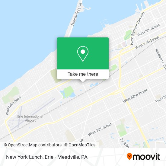 New York Lunch map