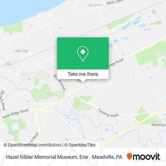 Mapa de Hazel Kibler Memorial Museum