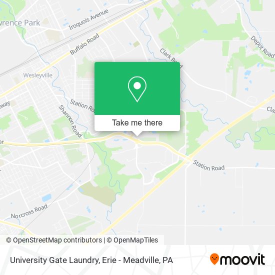Mapa de University Gate Laundry