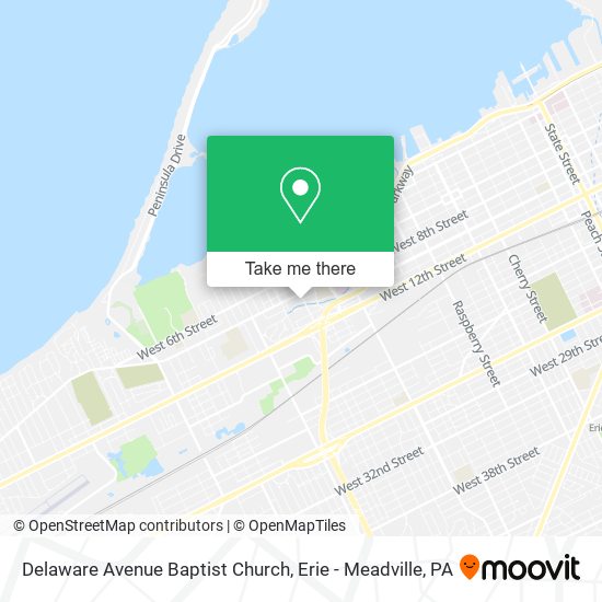 Delaware Avenue Baptist Church map