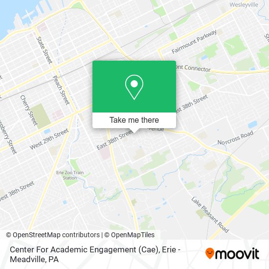Mapa de Center For Academic Engagement (Cae)