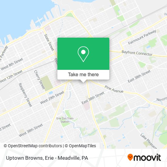 Uptown Browns map