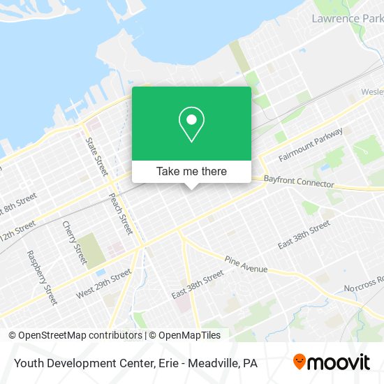 Youth Development Center map