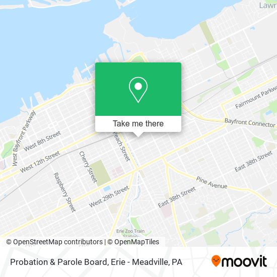 Probation & Parole Board map
