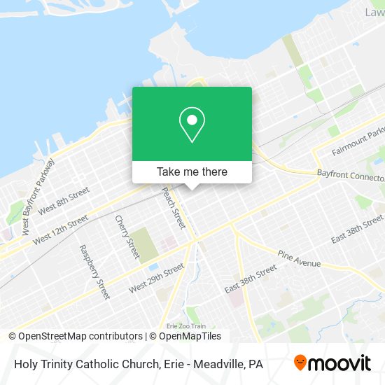 Holy Trinity Catholic Church map