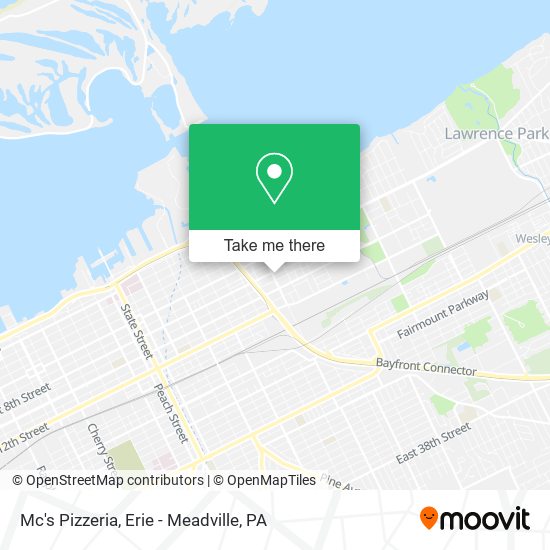 Mc's Pizzeria map