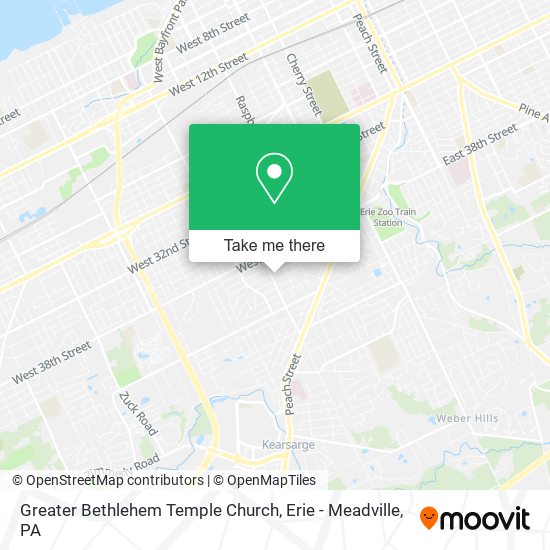 Mapa de Greater Bethlehem Temple Church