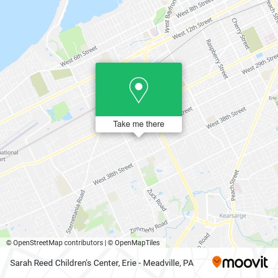 Sarah Reed Children's Center map