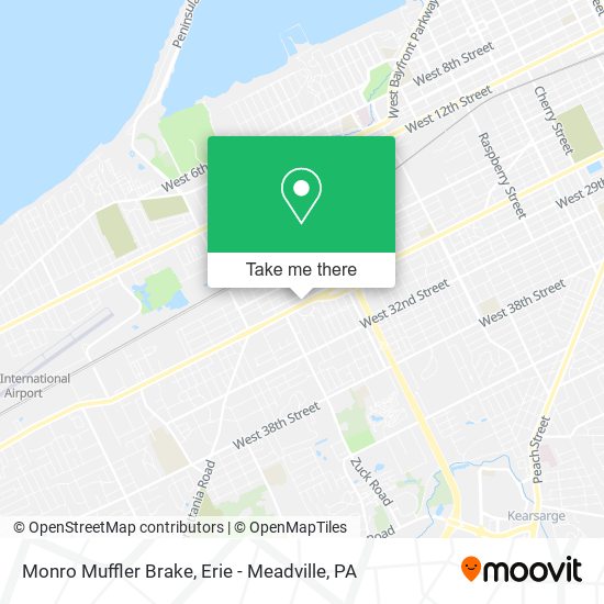 Monro Muffler Brake map