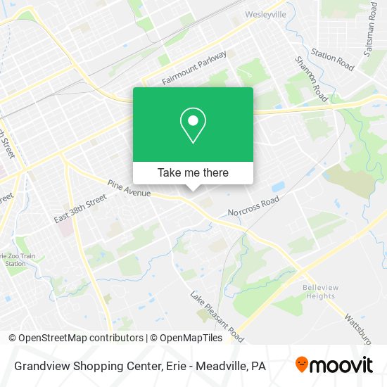 Grandview Shopping Center map