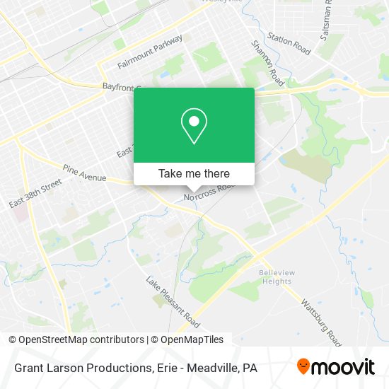 Grant Larson Productions map