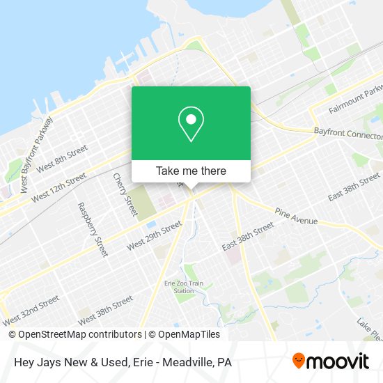 Mapa de Hey Jays New & Used