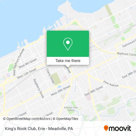 King's Rook Club map