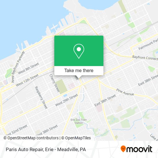 Paris Auto Repair map