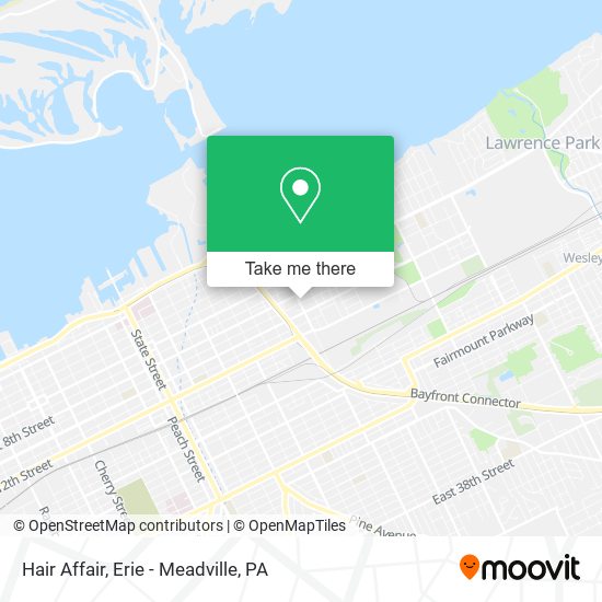 Mapa de Hair Affair
