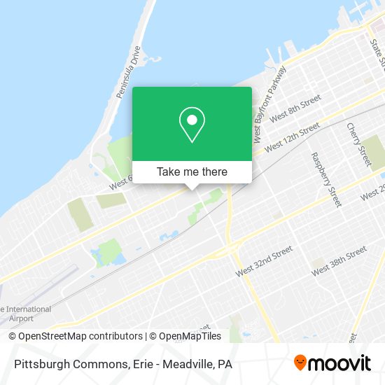 Pittsburgh Commons map