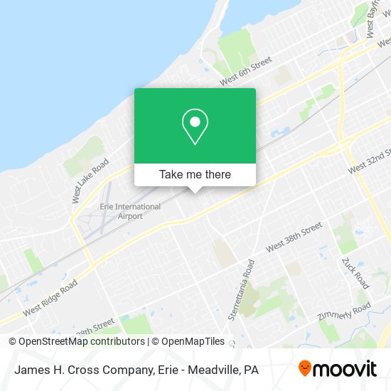 James H. Cross Company map