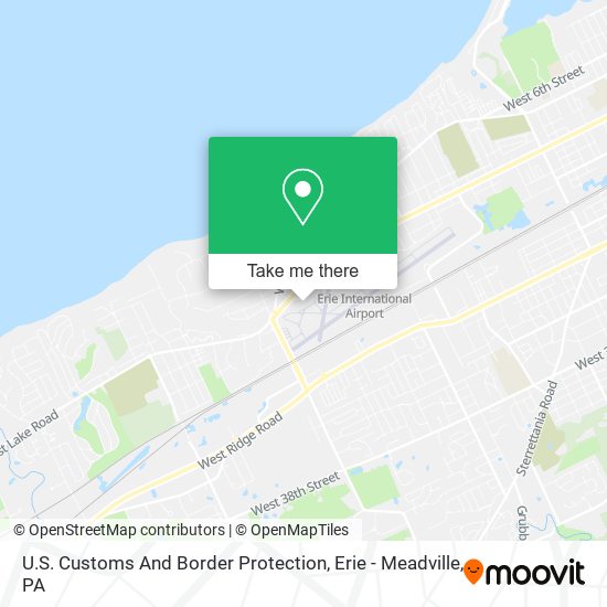 U.S. Customs And Border Protection map