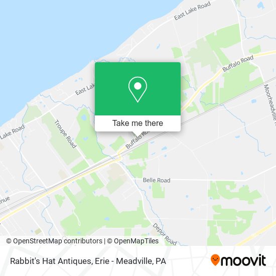Mapa de Rabbit's Hat Antiques