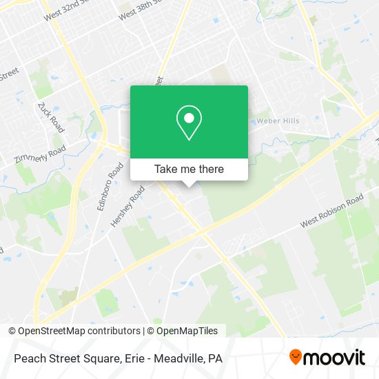 Peach Street Square map