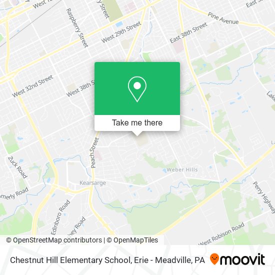 Chestnut Hill Elementary School map