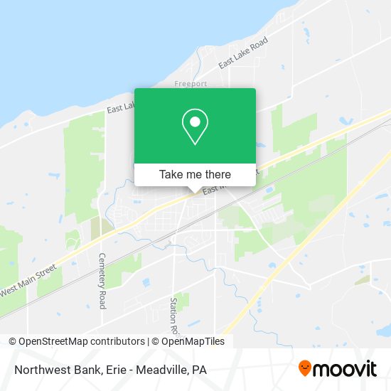 Northwest Bank map