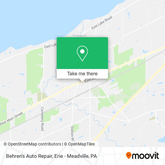Behren's Auto Repair map