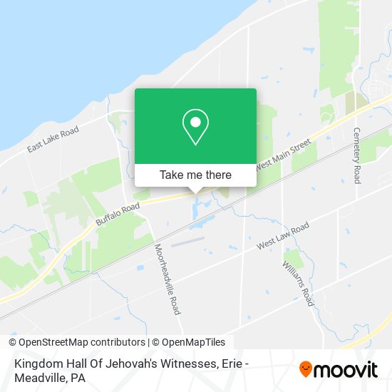 Kingdom Hall Of Jehovah's Witnesses map