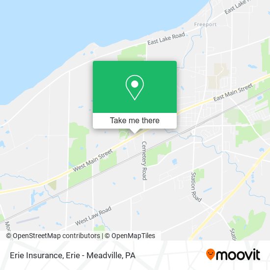 Erie Insurance map