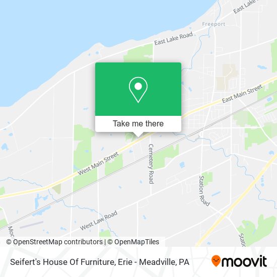 Seifert's House Of Furniture map