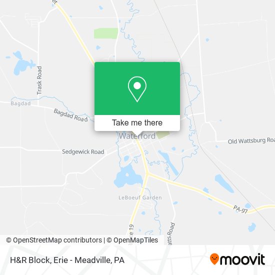 H&R Block map