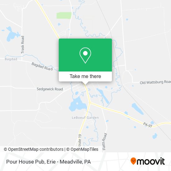 Pour House Pub map