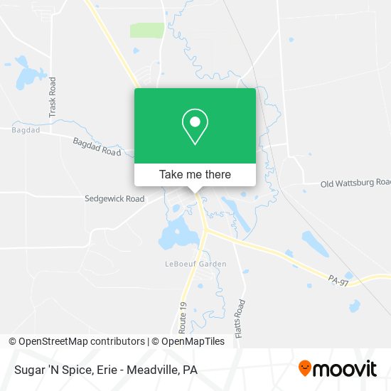 Sugar 'N Spice map